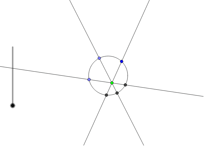 Two triangles with the same incircle Press Enter to start activity
