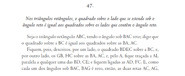 Teorema de Pitágoras original
